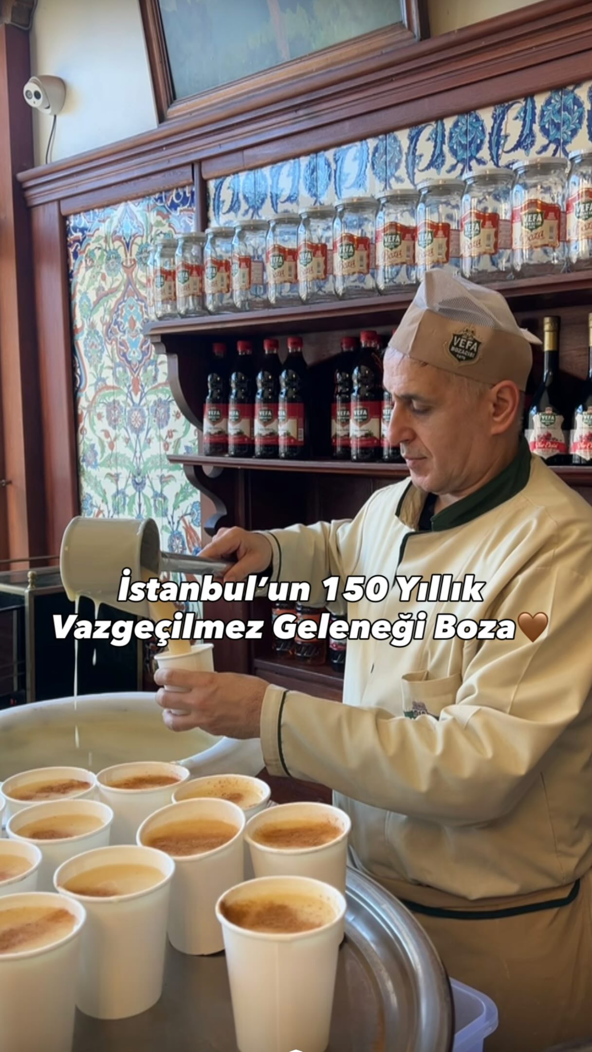 Vefa Bozacısı Serves Traditional Turkish Boza