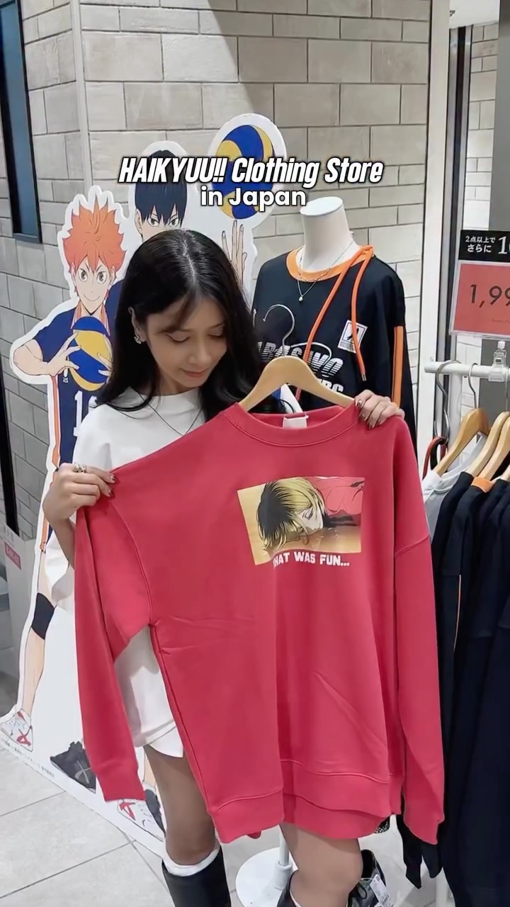 Anime Collaboration Clothing Store in Sunshine City