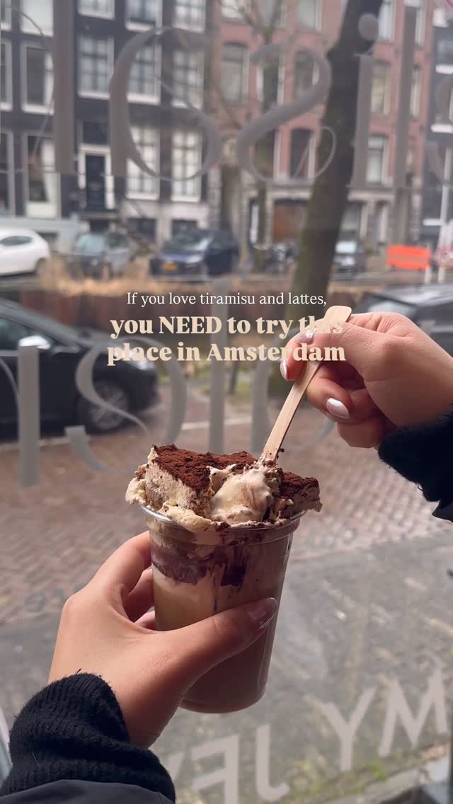 Amsterdam's Tiramisu Latte Cafe Experience