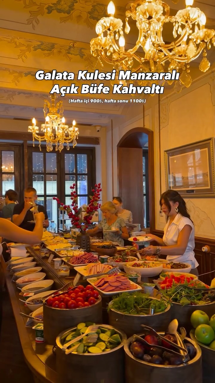 Istanbul Breakfast Buffets With Galata Tower Views