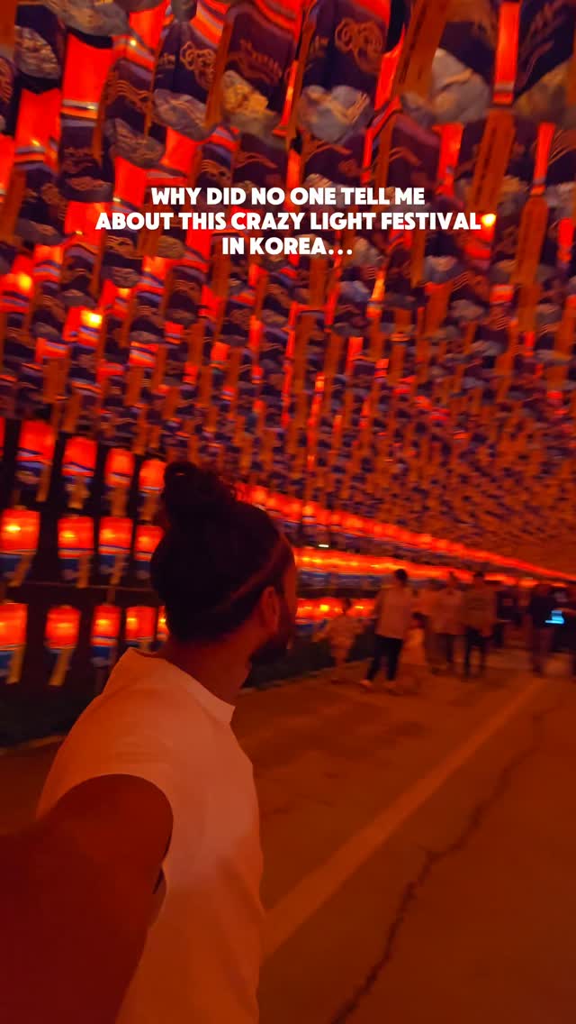 Lanterns Glow at Jinjuseong Fortress and River
