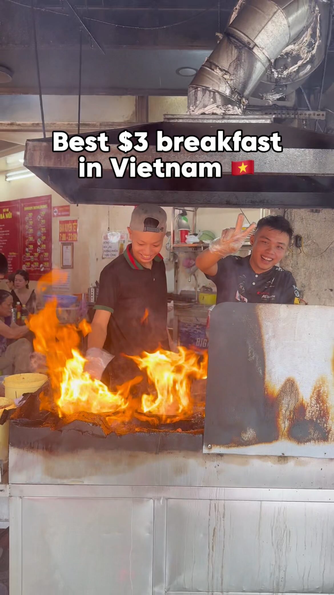 Sizzling Vietnamese Bo Ne Breakfast Dish