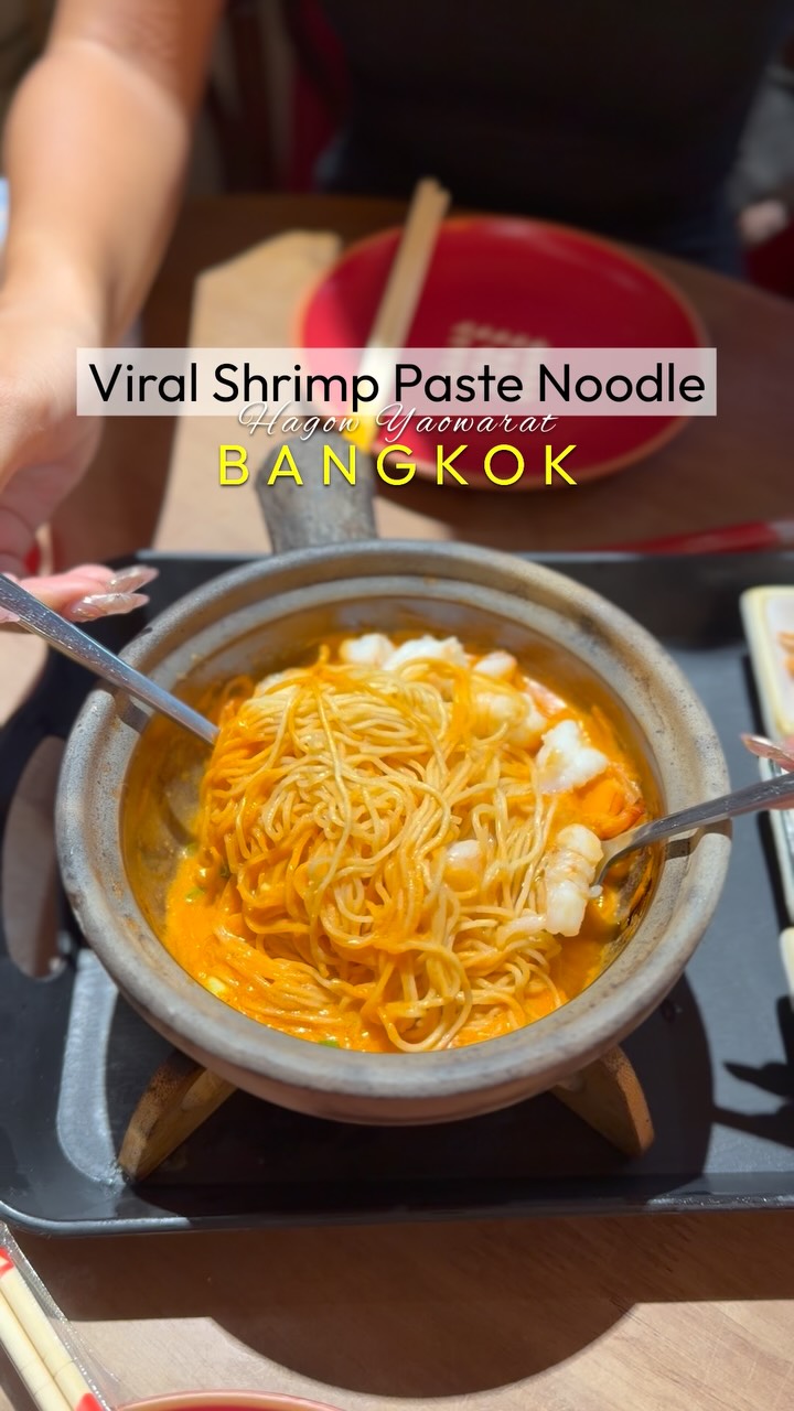 Bangkok's Viral Shrimp Paste Noodles