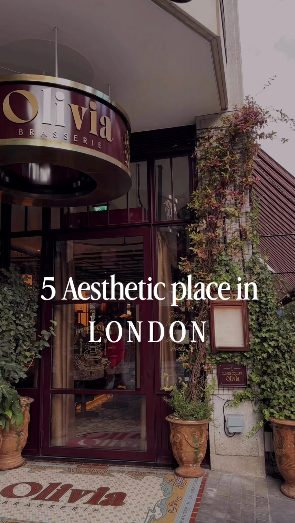 Four Aesthetic London Cafes And Restaurants