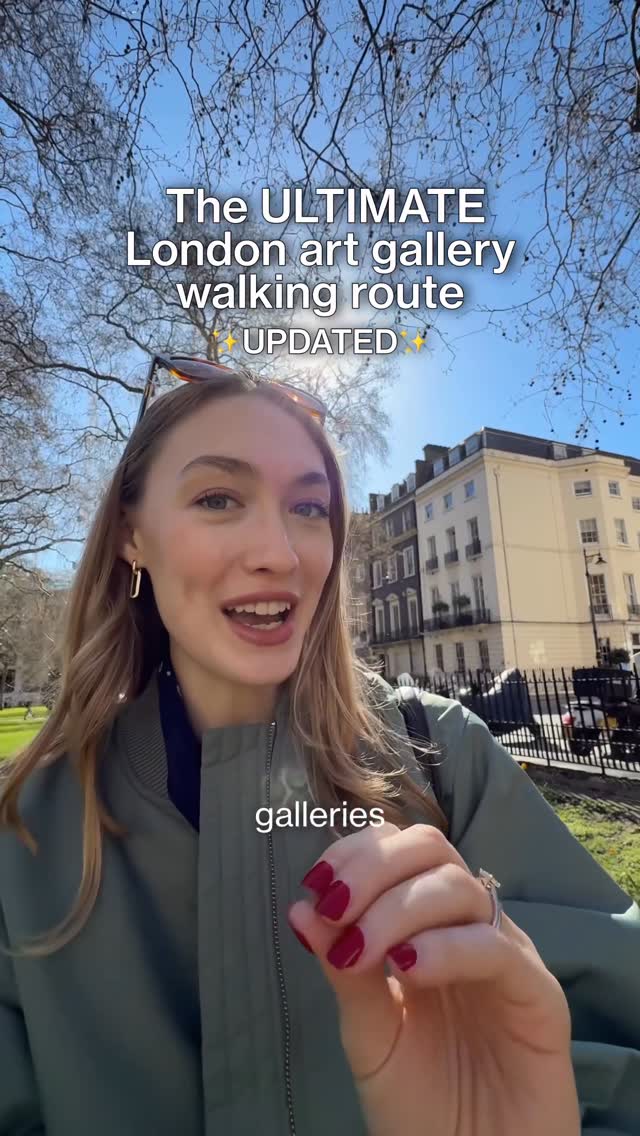 London's Premier Art Galleries Walking Route