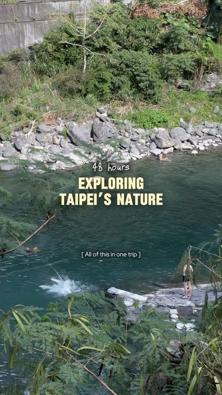 Taipei Nature: Waterfalls, Hot Springs, Glamping, Resorts