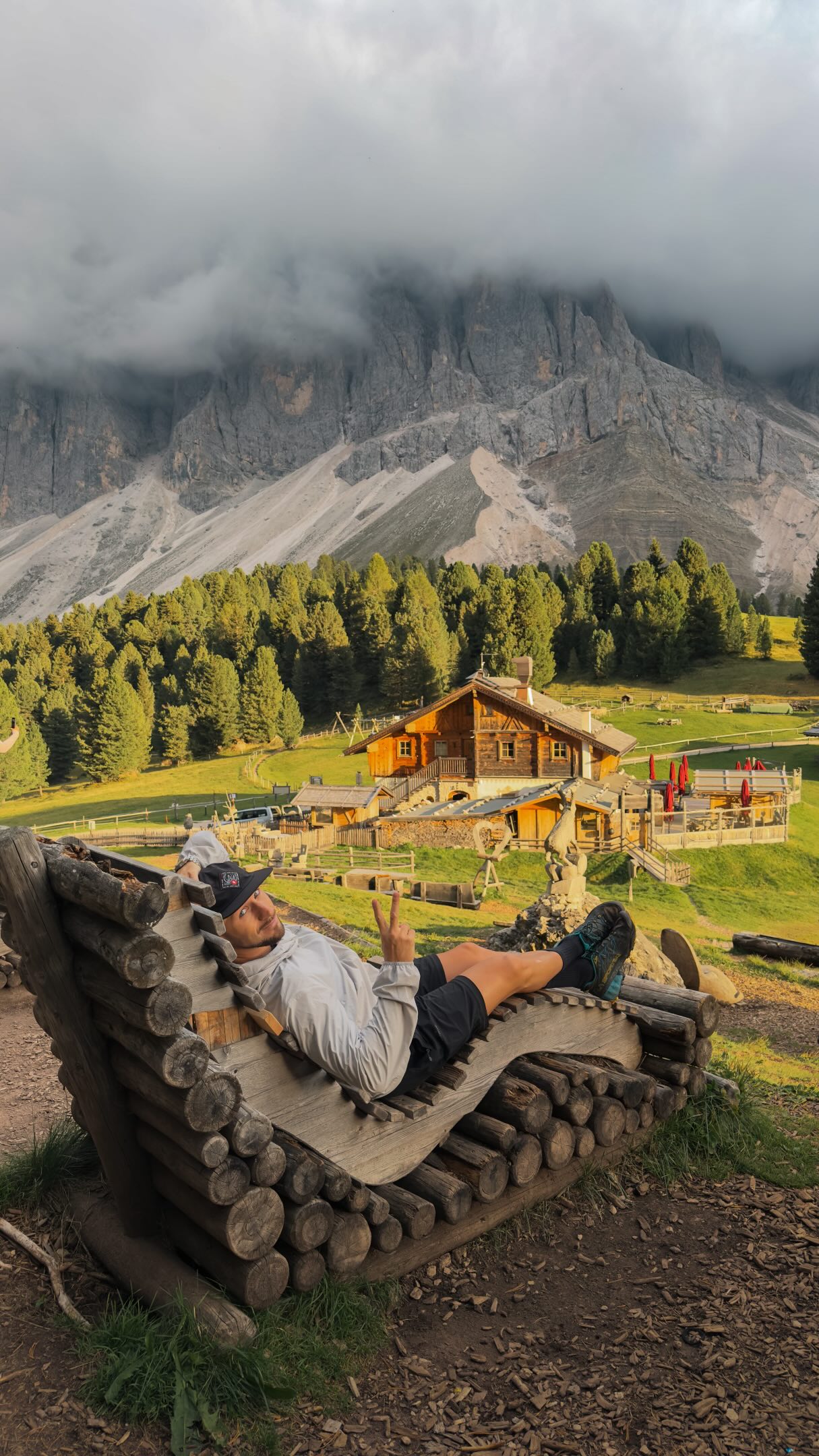 Dolomites Hiking Trail To Santa Maddalena