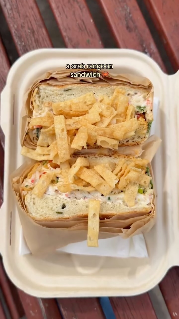 Dolores Deluxe's Crab Rangoon Sandwich Creation