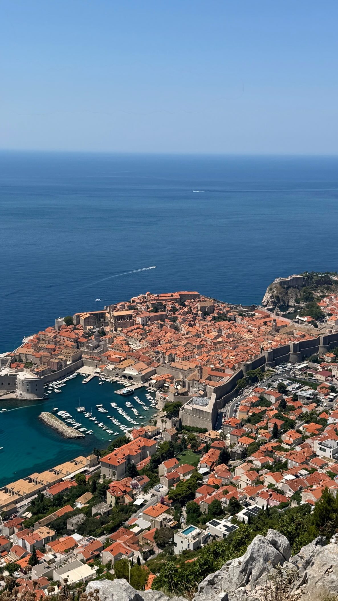Dubrovnik Old Town Views From Srđ