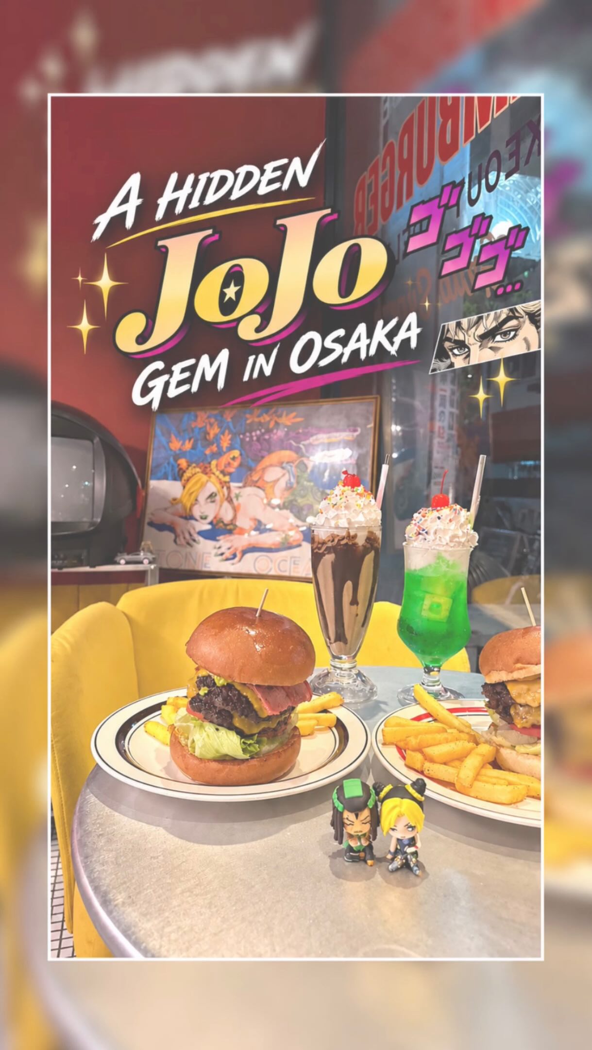 Jojo's Bizarre Adventure Themed Burger Joint