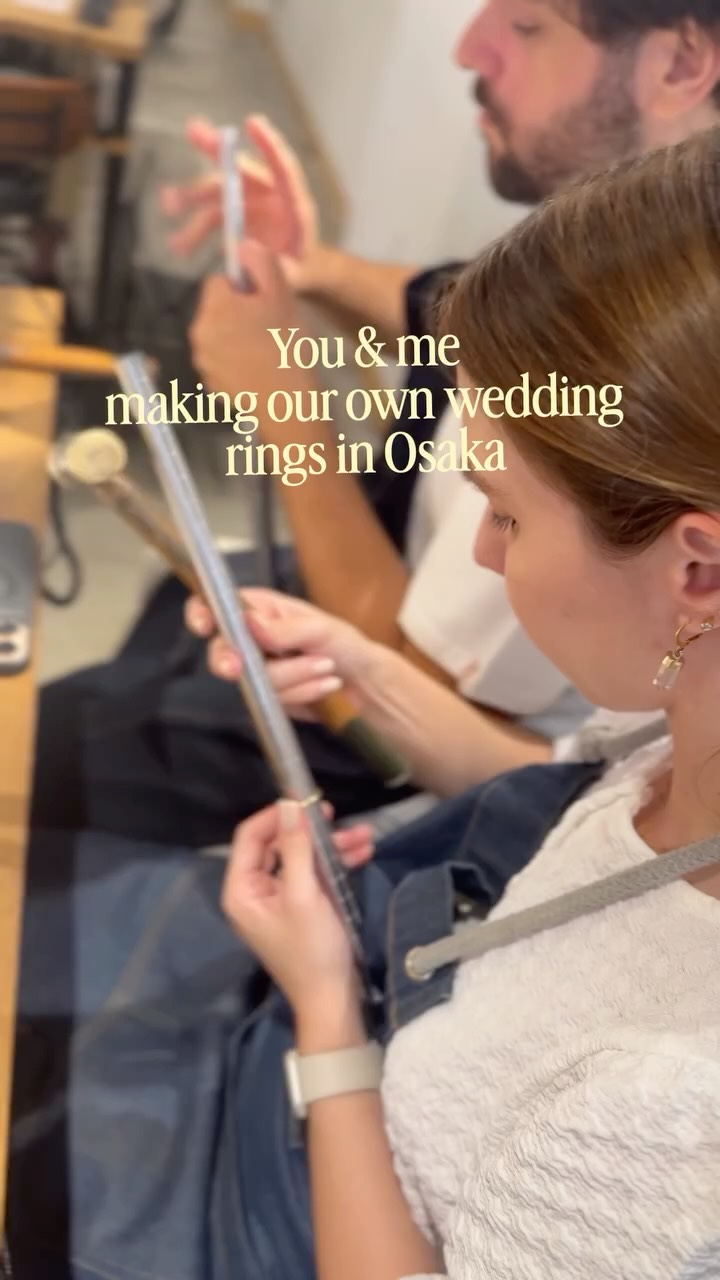 Couples Craft Custom Wedding Rings In Osaka