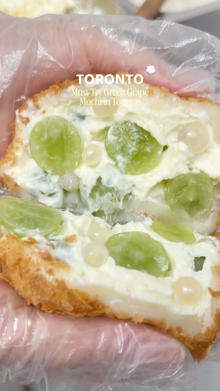 Green Grape Mochi Dessert Showcase