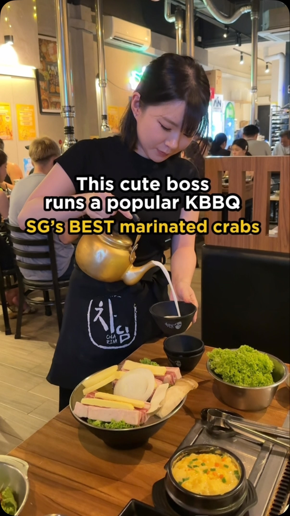 Singapore's Charim Korean BBQ Highlights Raw Crab