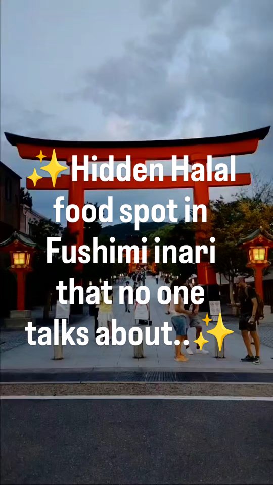 Halal Food Village Near Fushimi Inari Taisha