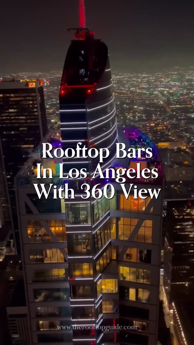Los Angeles Rooftops With Panoramic City Views