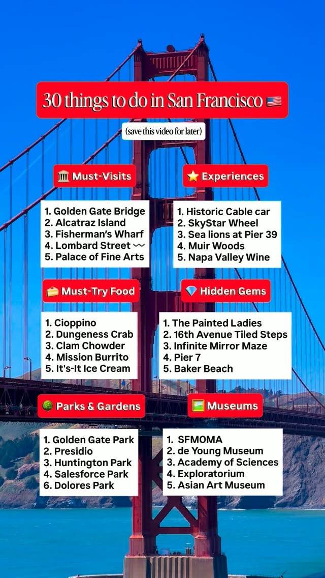San Francisco's Top Attractions and Activities