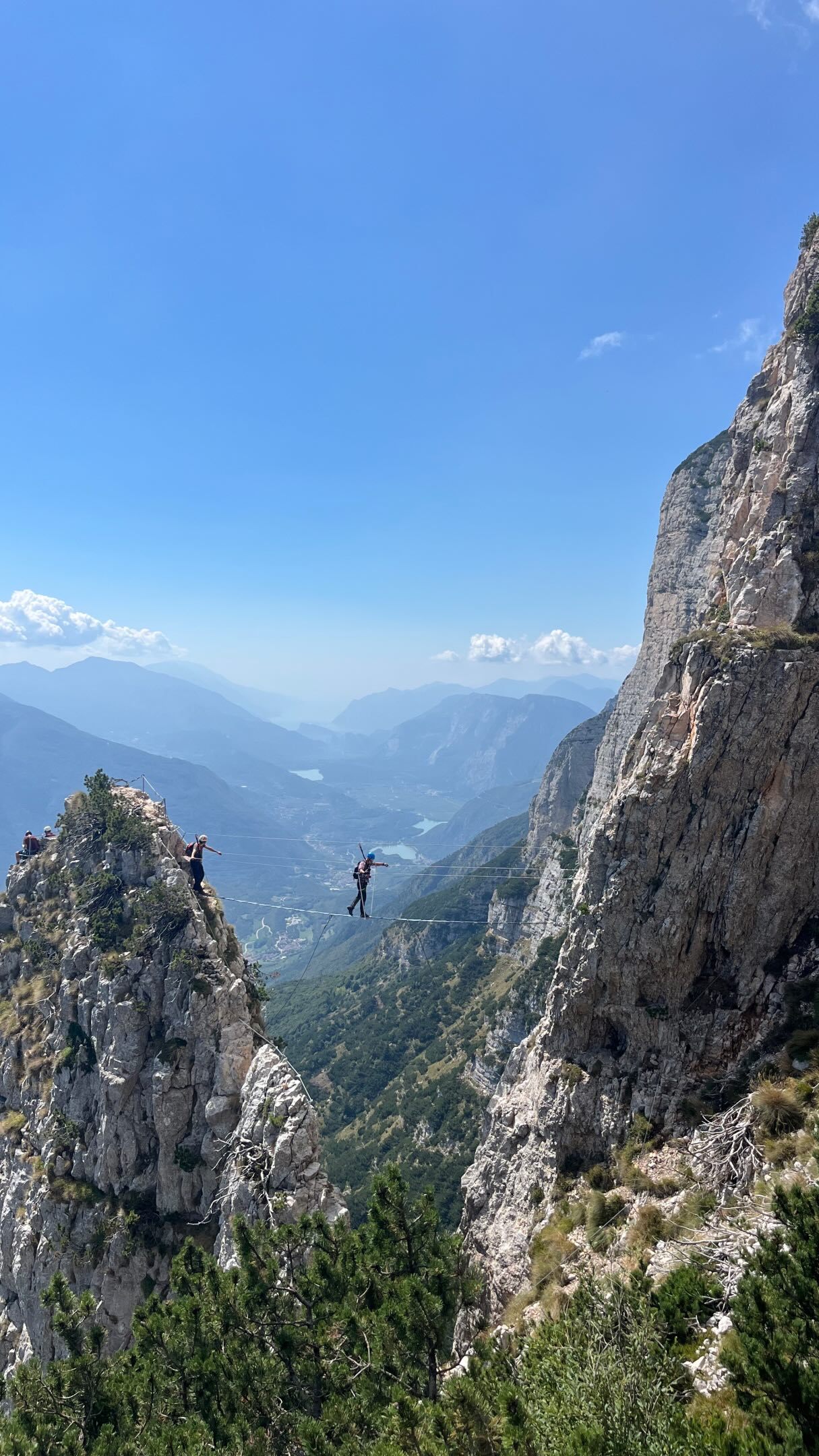 Via Ferrata Climbing With Mountain Views
