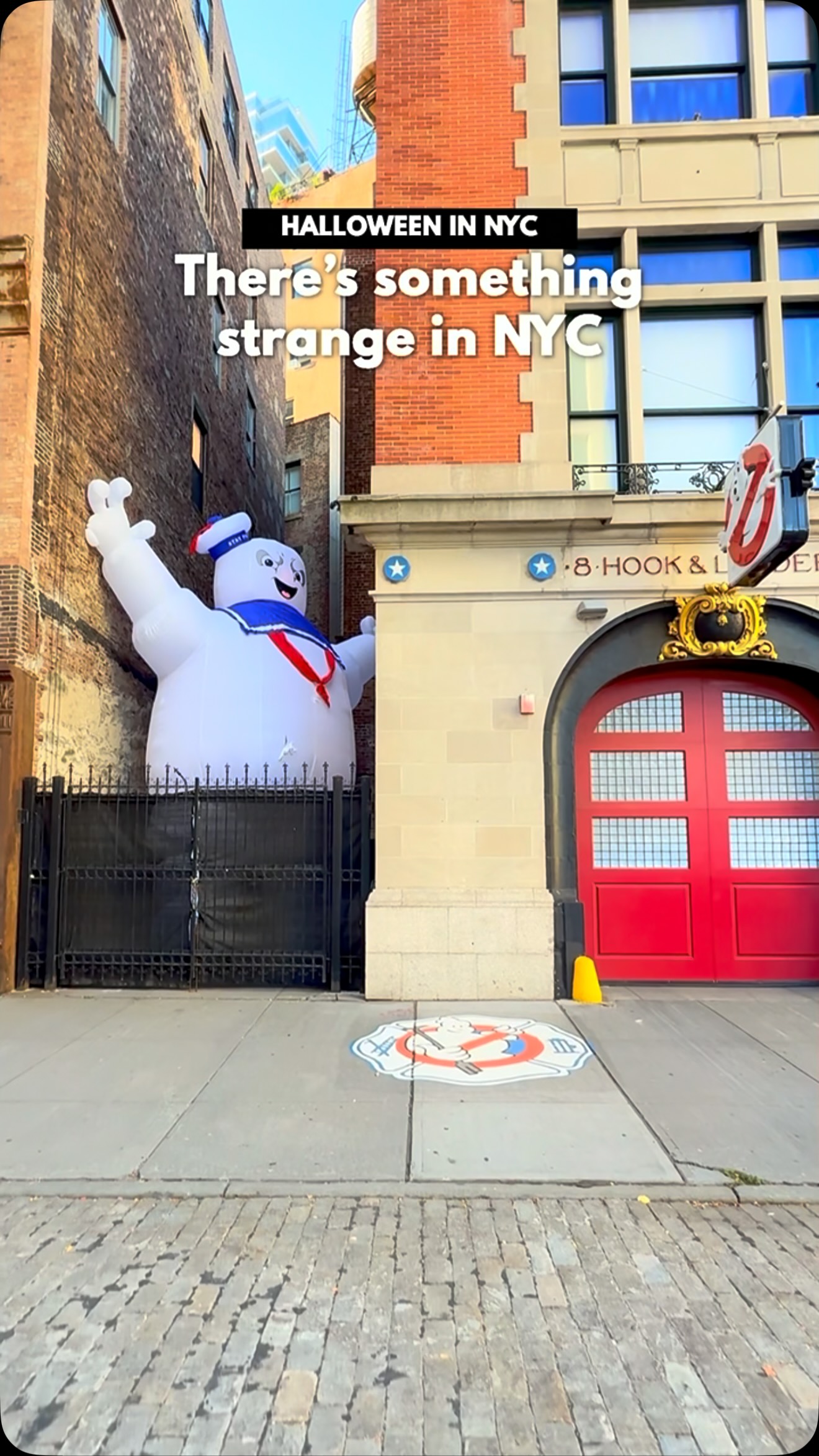 Ghostbusters Firehouse Features Stay-Puft Marshmallow Man