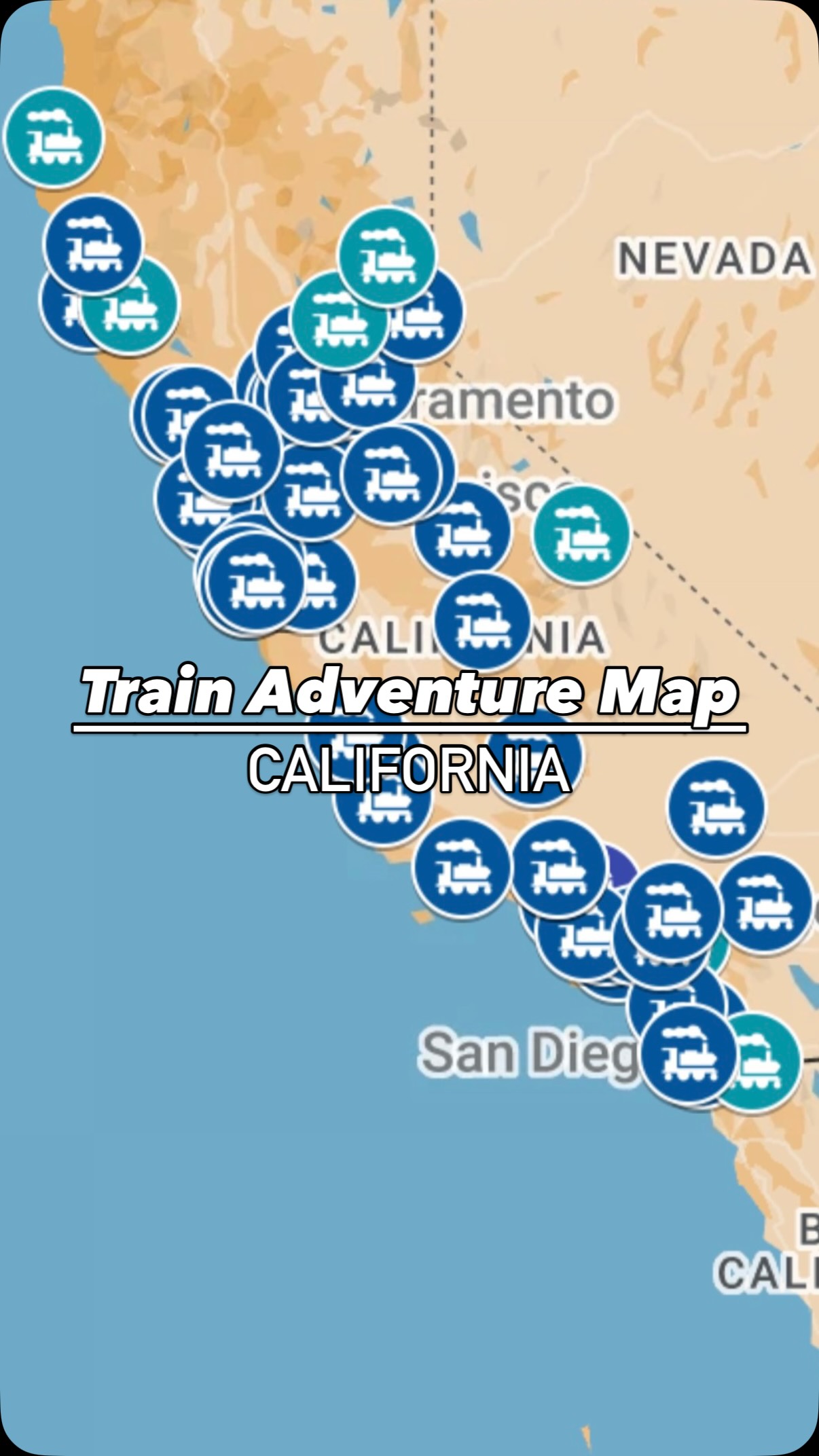 California Train Rides and Discovery