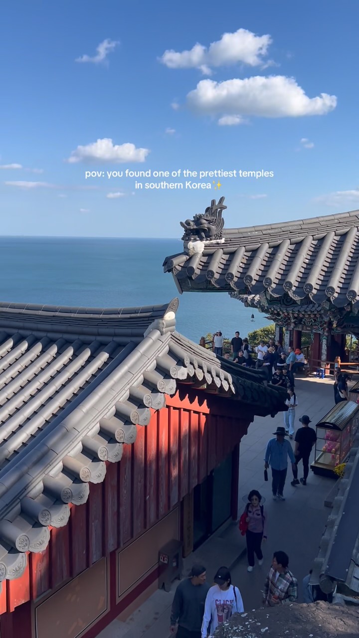 South Korean Hermitage's Cliffside Beauty