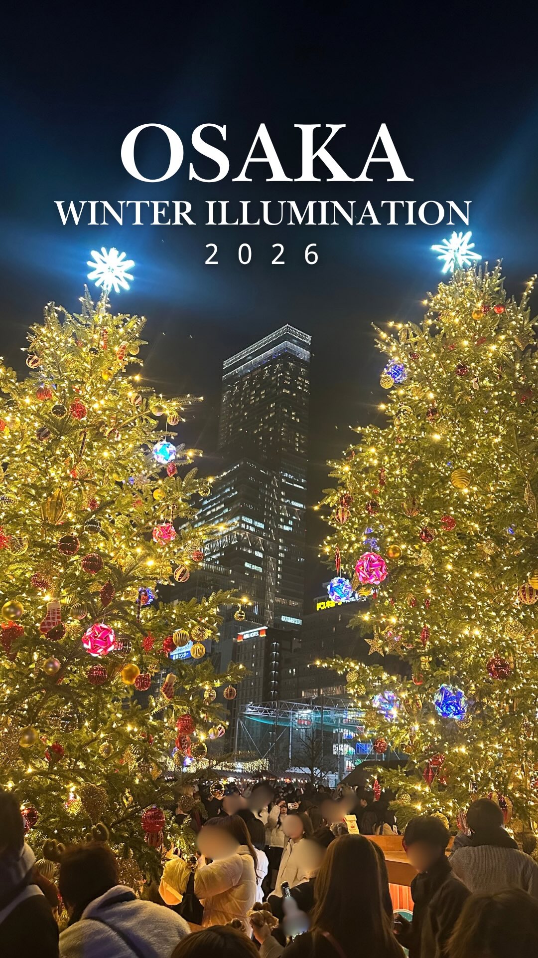 Osaka's Top Winter Illuminations and Light Events