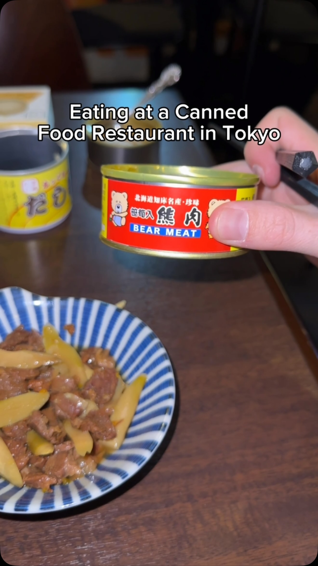 Tokyo Canned Food Restaurant Features Exotic Eats