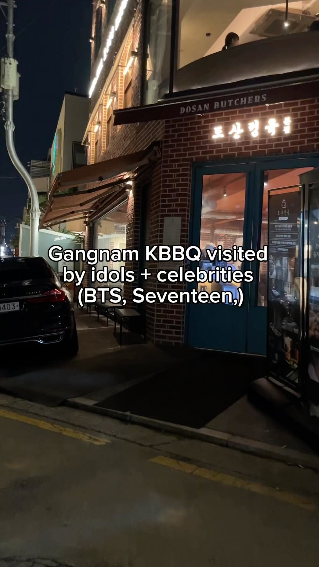 Korean BBQ Restaurant Popular With K-Pop Idols