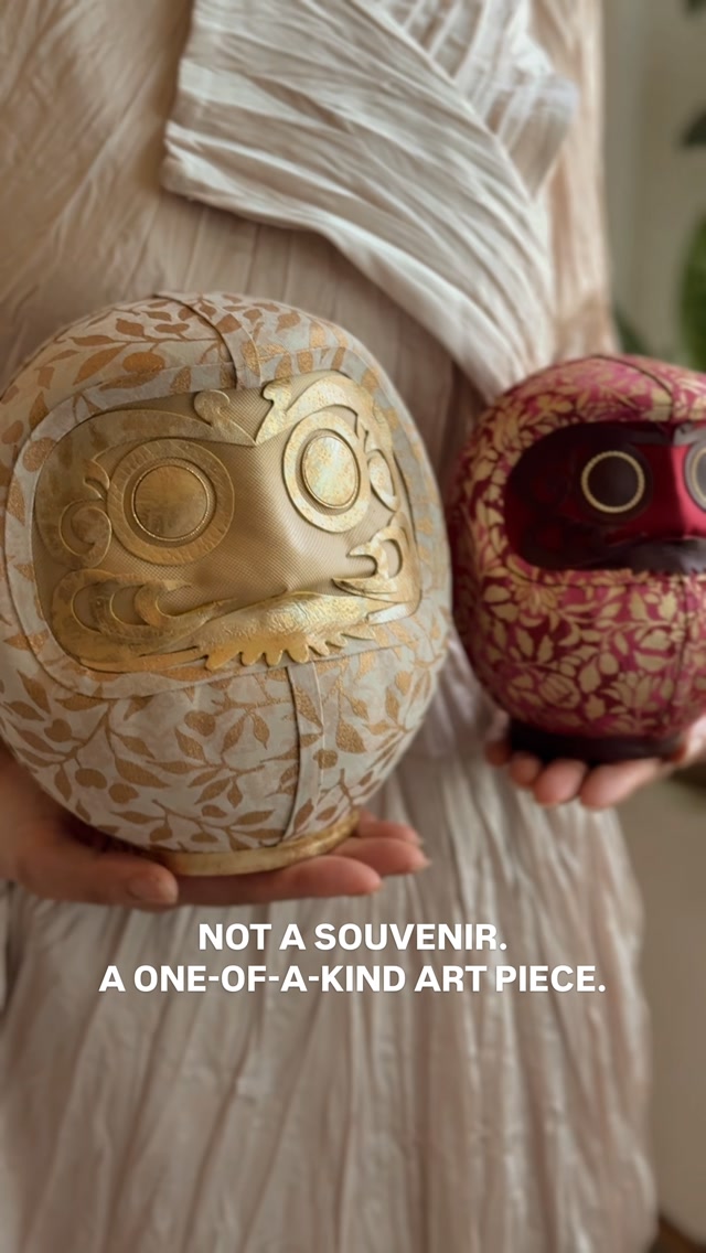 Kyoto Denim: Handcrafted Daruma Dolls
