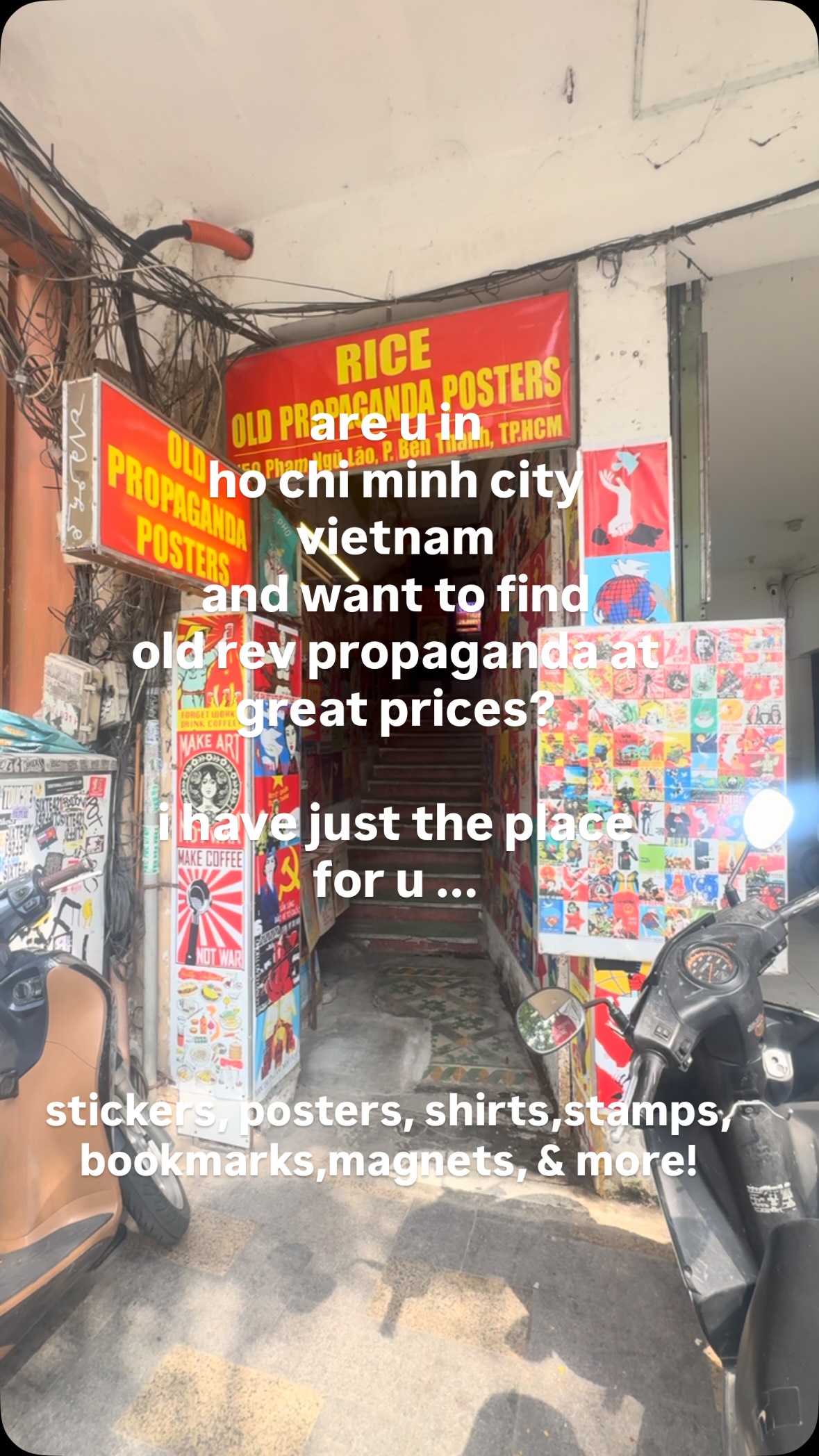 Vietnamese Shop Sells Vintage Propaganda Posters