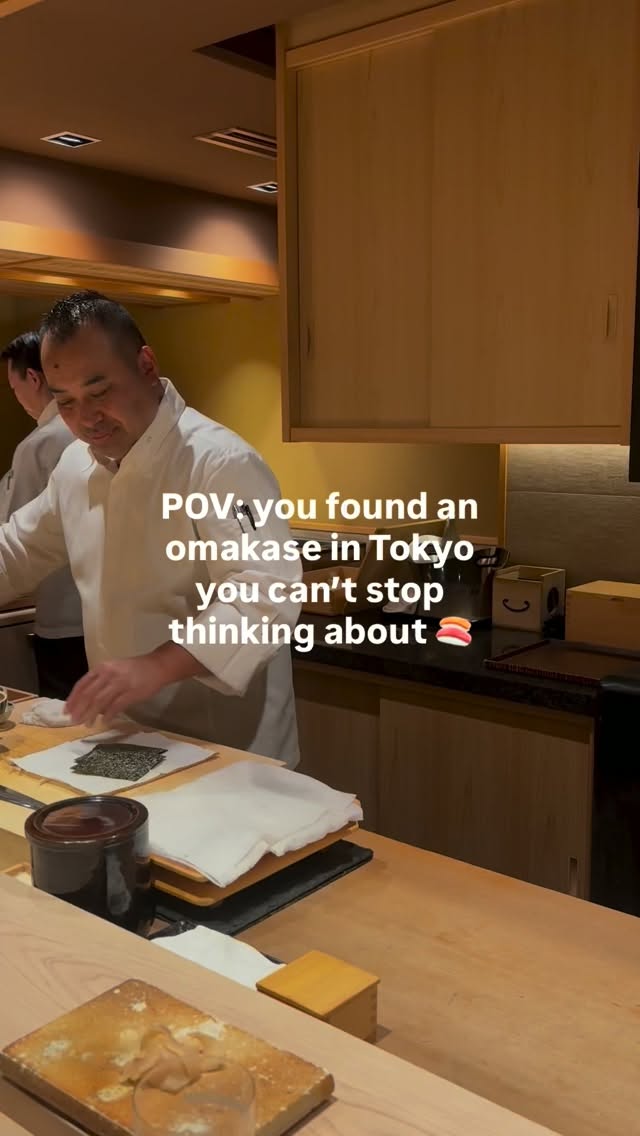 Omakase Sushi Experience At Tokyo's Sushi Itsutsu