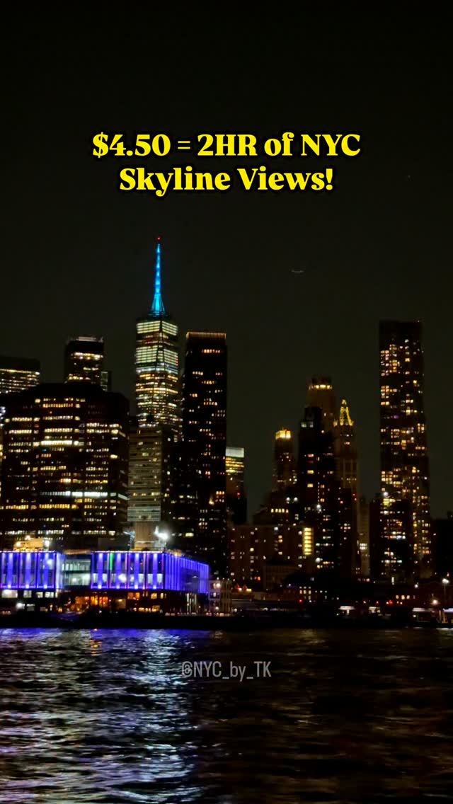 Affordable NYC Skyline Views Via Ferry