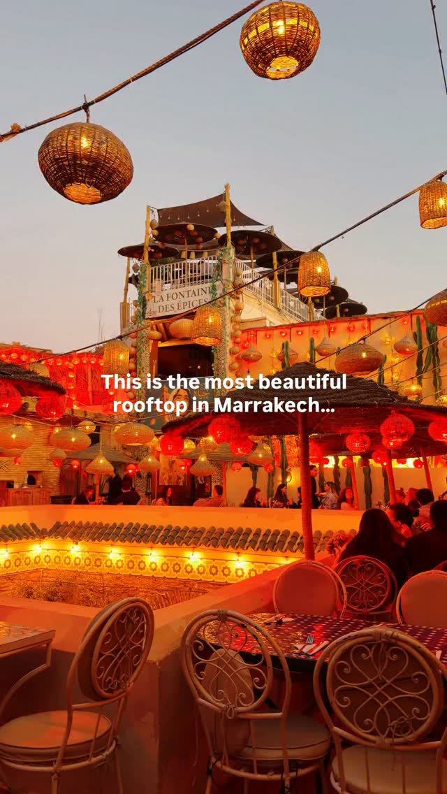 La Fontaine des Epices: Marrakech Rooftop Bar