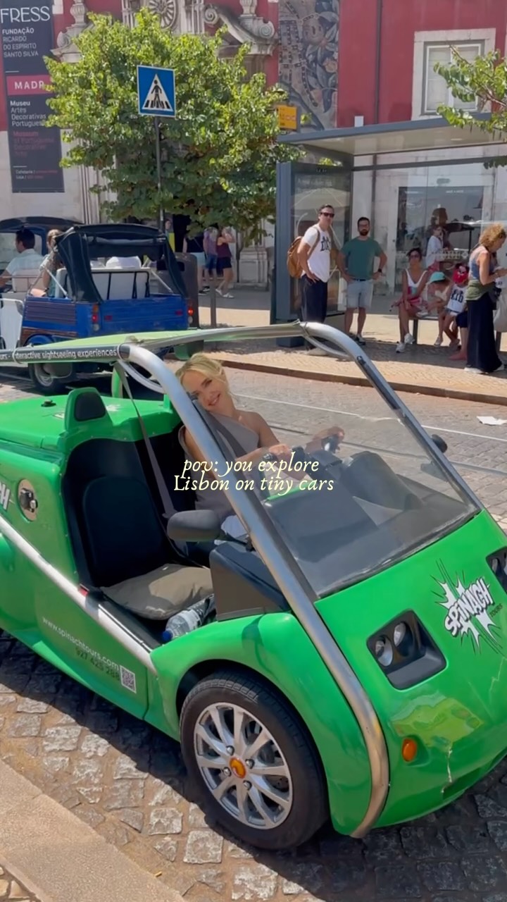 Explore Lisbon's Streets in a Tiny Electric Car
