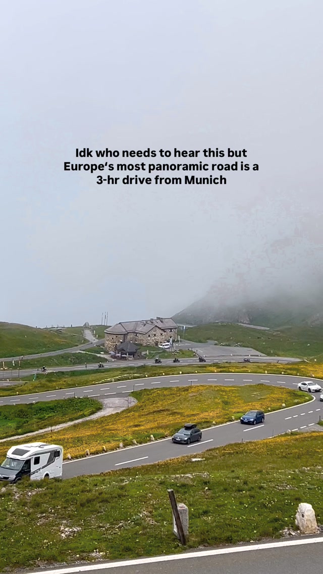 Scenic Alpine Road Through Hohe Tauern National Park