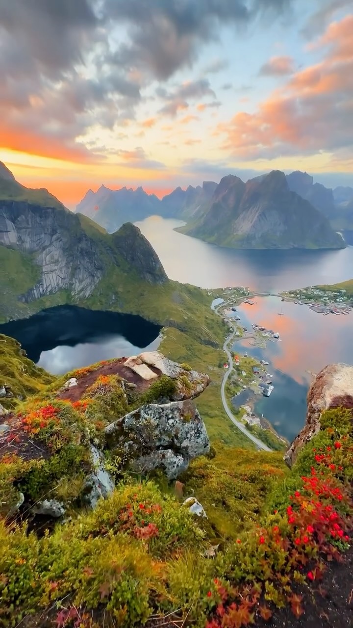 Lofoten Islands Under the Midnight Sun