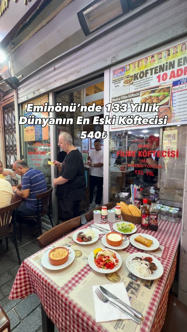 Meşhur Filibe Köftecisi: A Taste of Istanbul's History
