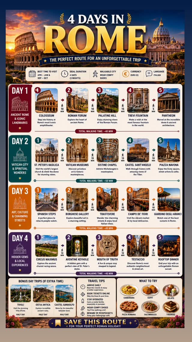 Rome's Best Ancient Sites, Food, and Hidden Gems