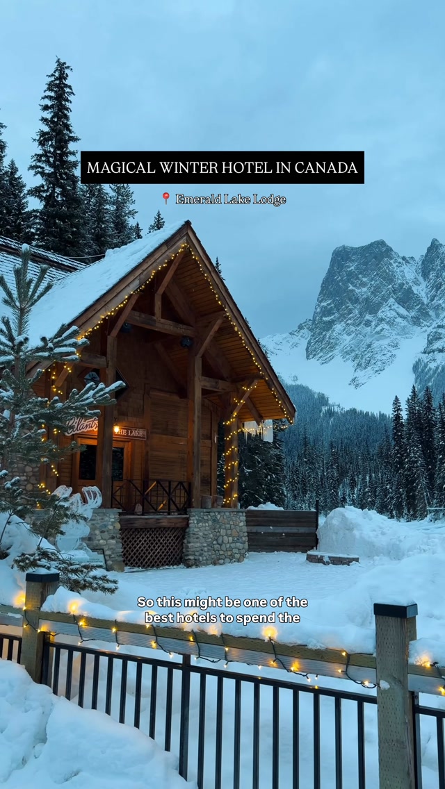 Emerald Lake Lodge: A Canadian Winter Wonderland