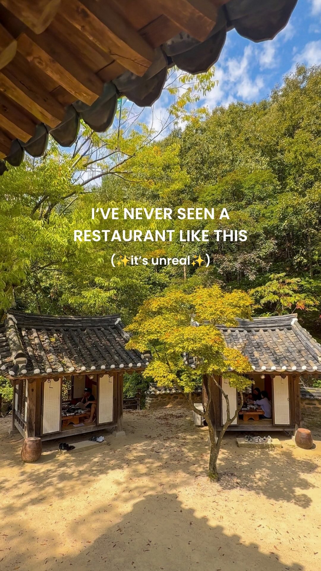 Korean Hanok Village Restaurant's Serene Dining