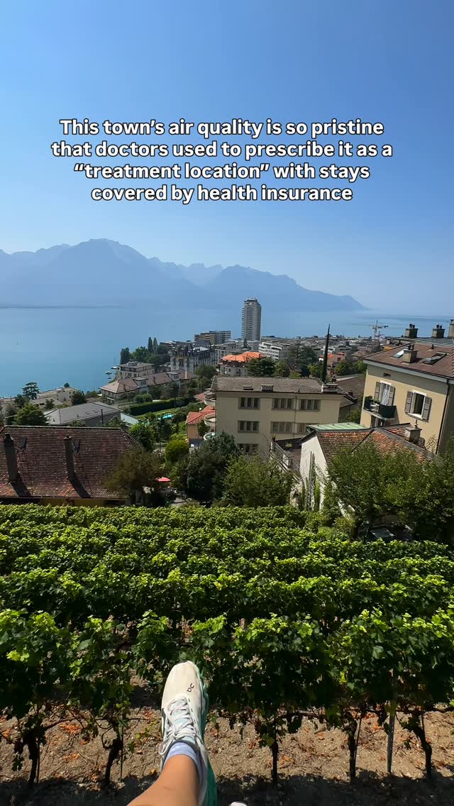 Montreux Old Town and Église Saint-Vincent