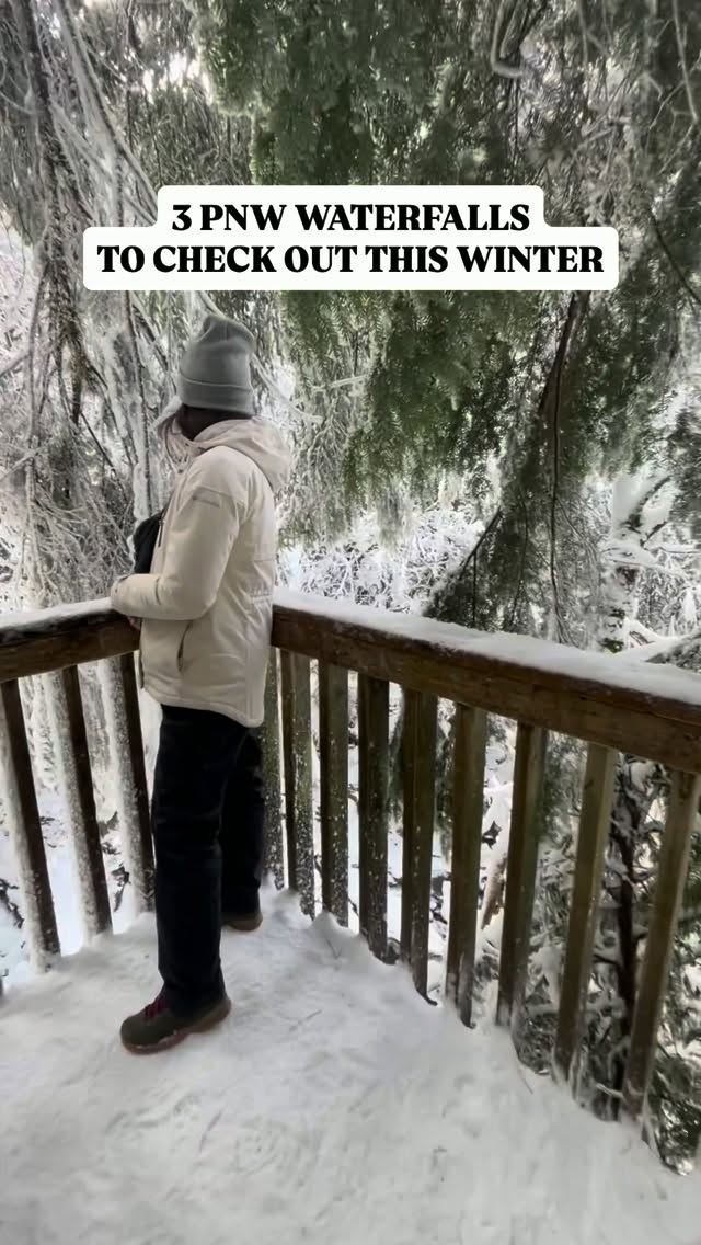 Pacific Northwest Winter Waterfalls Worth Visiting