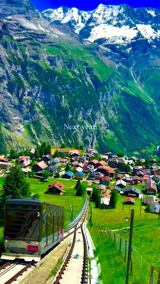 Swiss Mountains And Lakes Dream Destination
