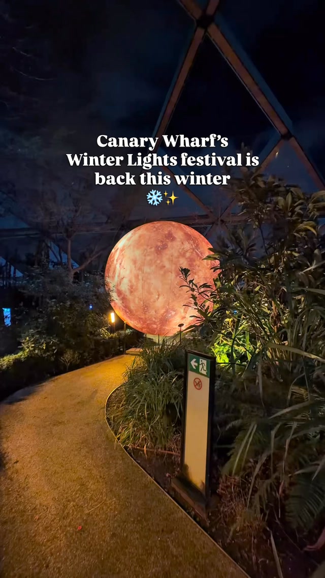 Canary Wharf Winter Lights Festival Returns