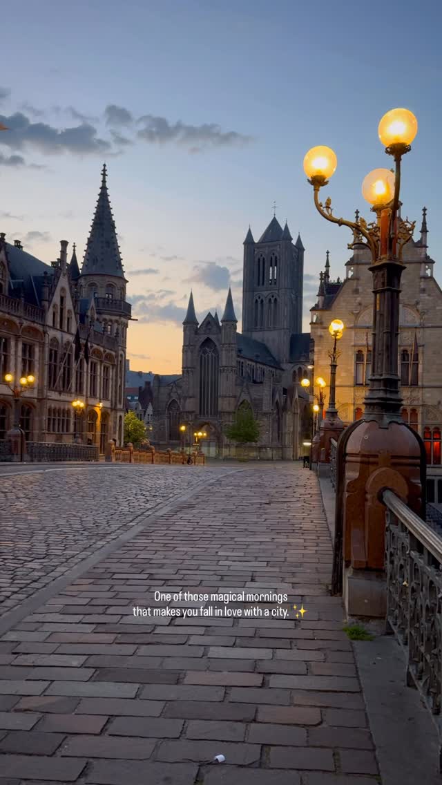 Ghent's Iconic Skyline and Riverfront Views