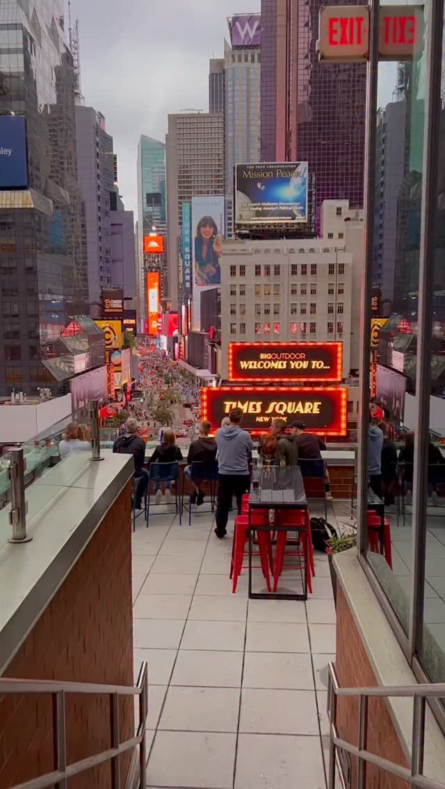 Times Square Terrace Views At M Social Hotel