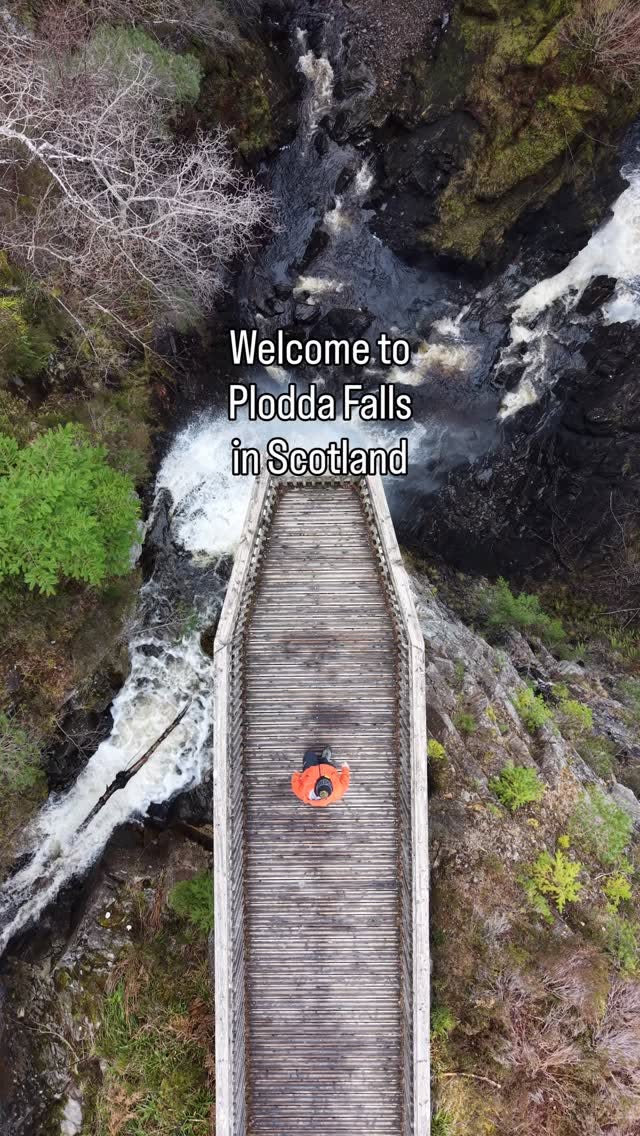 Highland Waterfalls Near Loch Ness