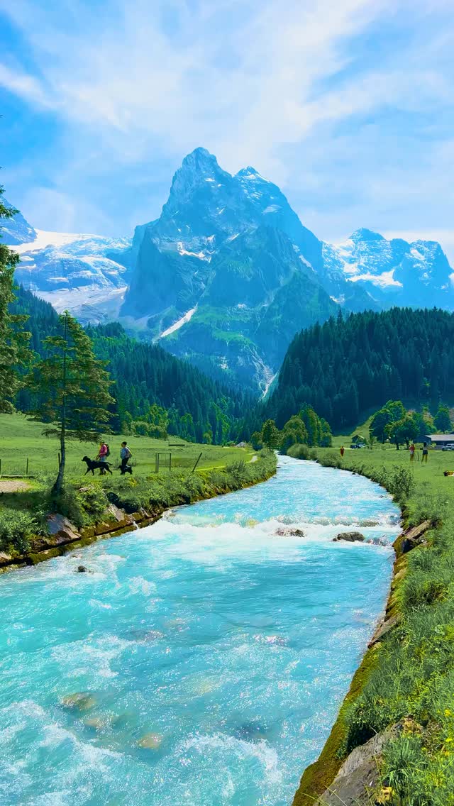 Rosenlaui Glacier's Turquoise Waters