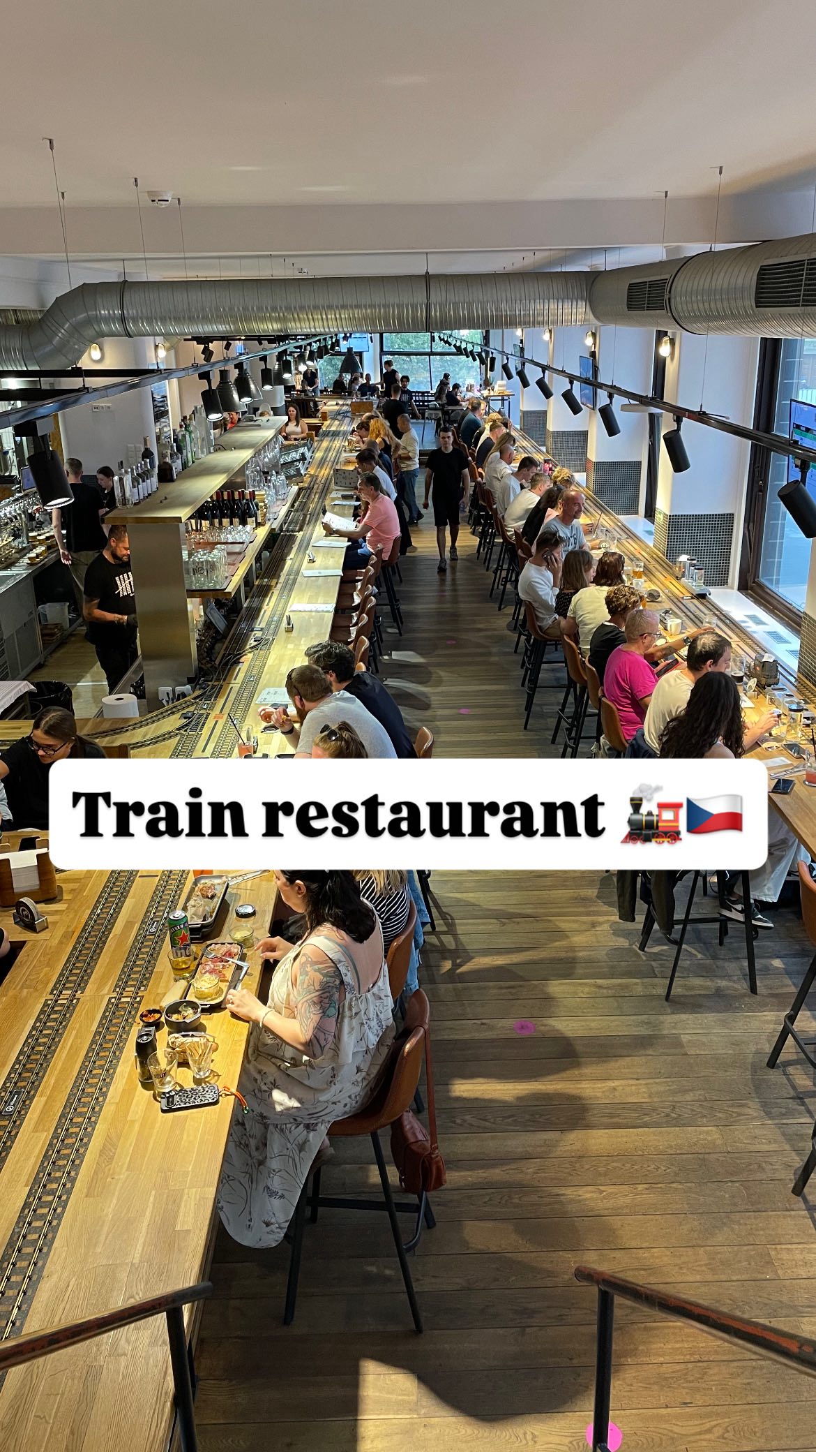 Railway Restaurant Delivers Food Via Model Trains