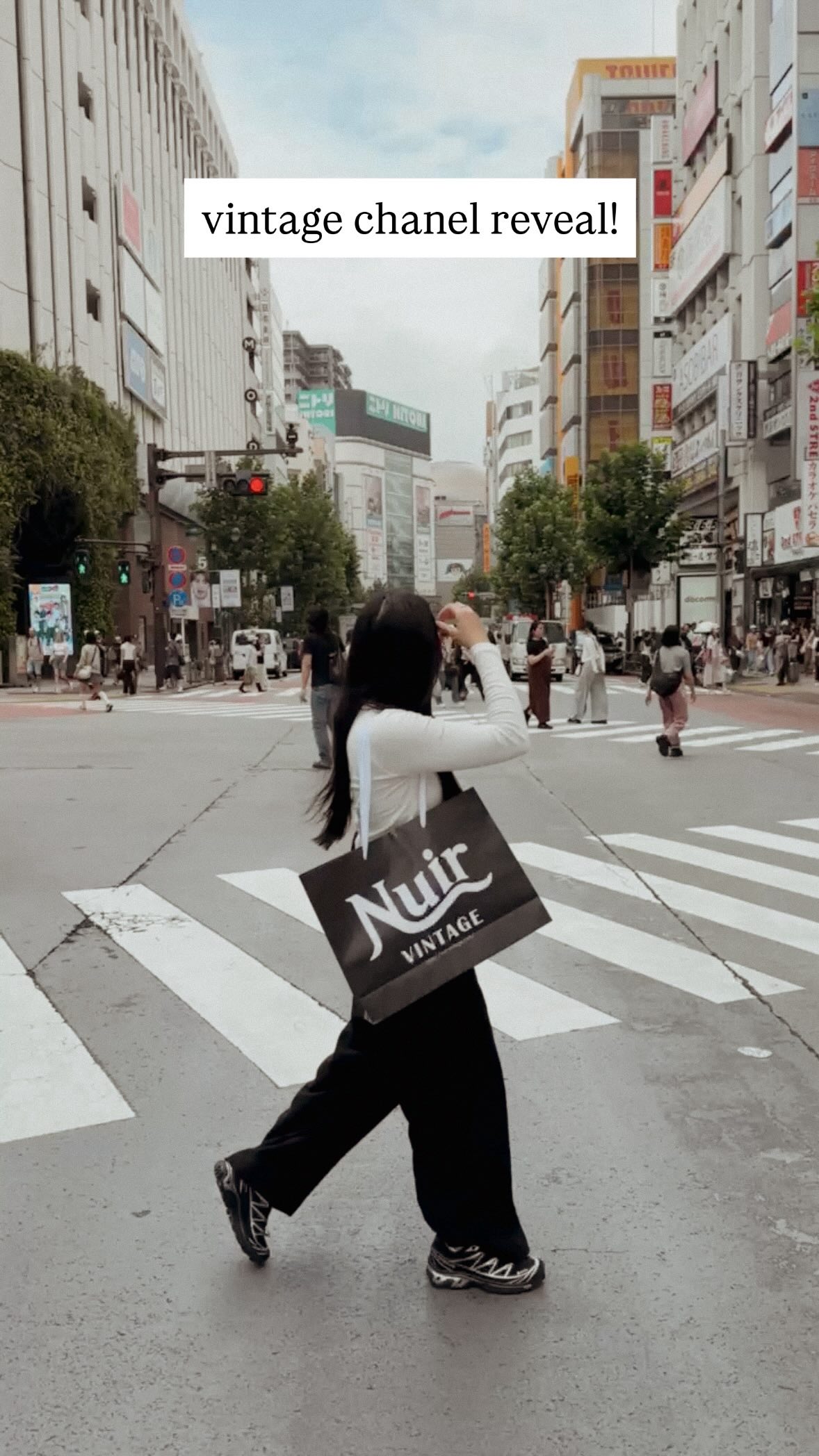 Chanel Bag Unboxing with Tokyo Tower View