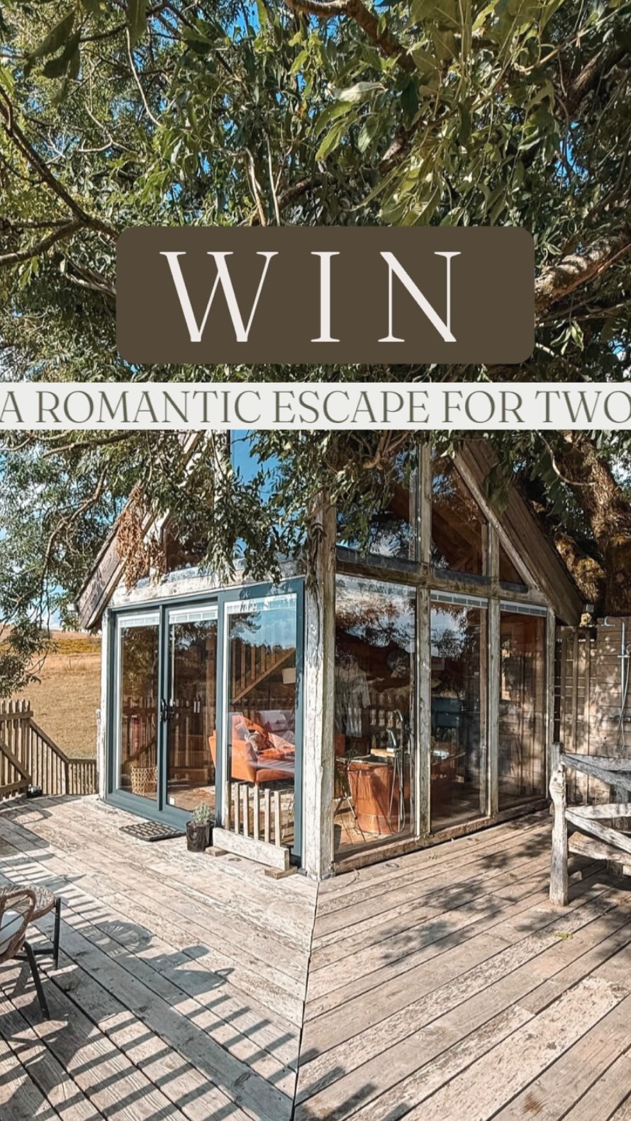 Romantic Treehouse Escape Giveaway Announced